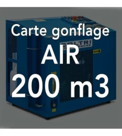 Carte Gonflage à L'air 200m3