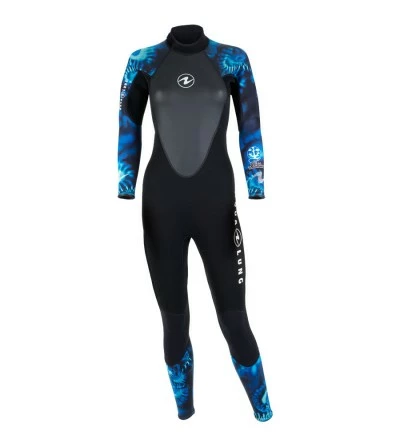 Combinaison Aqualung Hydroflex 3mm Bleu - Femme