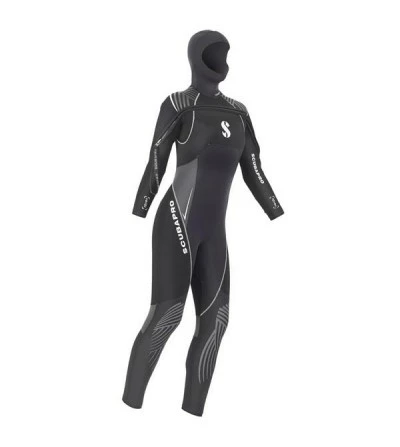 Combinaison Scubapro Definition 7mm Ă Cagoule Et Zip Frontal - Femme
