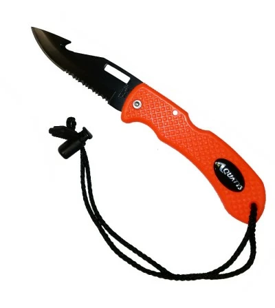 Couteau Aquatys Pliant Inox- Orange – Image 2