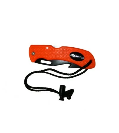 Couteau Aquatys Pliant Inox- Orange
