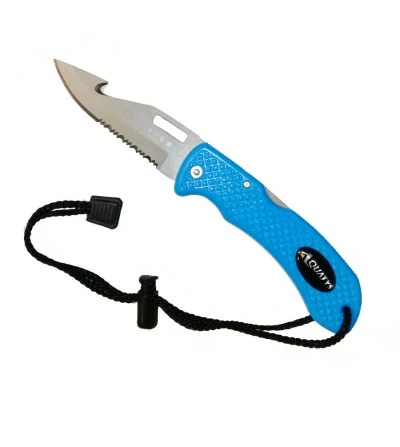 Couteau Aquatys Pliant Titane - Bleu