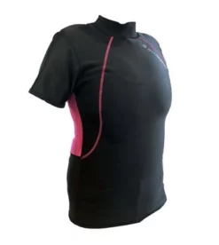 Top Sharkskin Chillproof Manches Courtes Rose - Femme