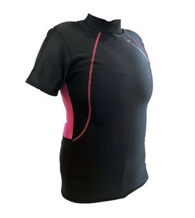 Top Sharkskin Chillproof Manches Courtes Rose - Femme